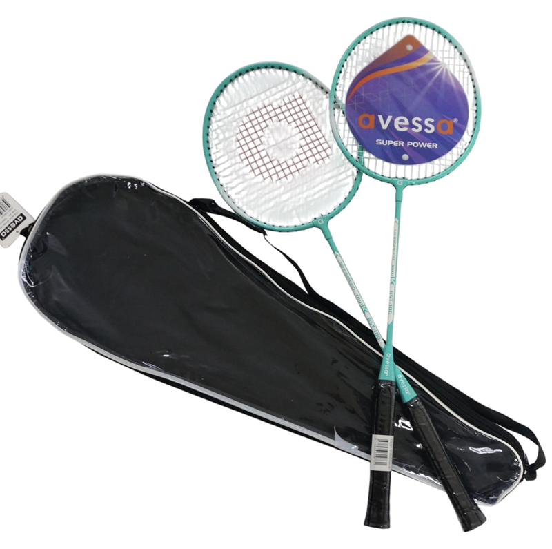 AVESSA BST-100 L.BLUE BADMİNGTON RAKET SET TURKUAZ