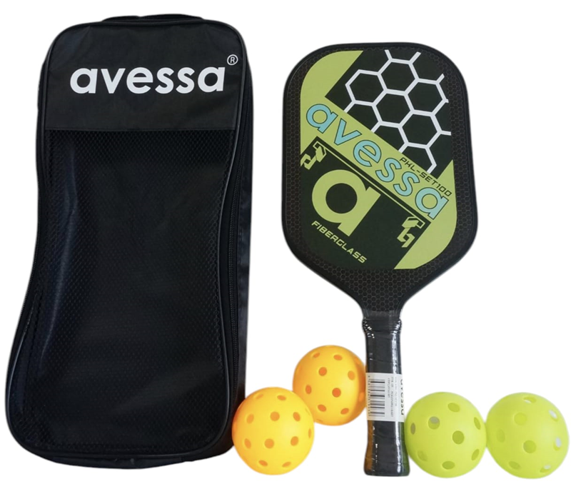 AVESSA PKL-SET100 FİBERGLASS PICKLE\PADDLE 1 RAKET,4 TOP ÇANTALI SET