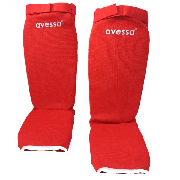 AVESSA RSG-200-L MUAYTAİ AYAK KAVAL KORUYUCU KIRMIZI