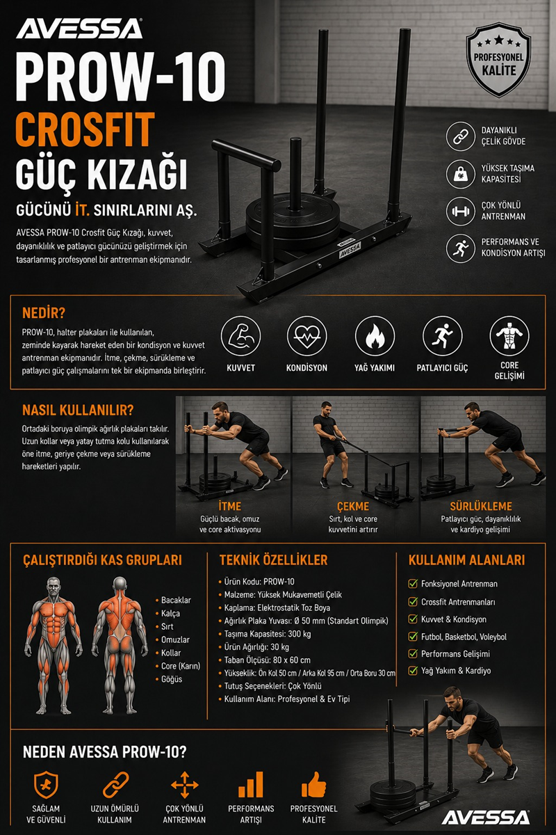 AVESSA PROW-10 CROSFIT GÜÇ KIZAĞI