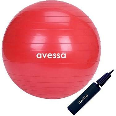 AVESSA & HATTİRC PLT-65 PILATES TOPU HB65 65 CM+POMPA KIRMIZI
