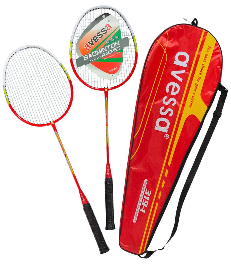AVESSA 319-1 TEK PARÇA BADMİNGTON RAKET SET ÇİFT