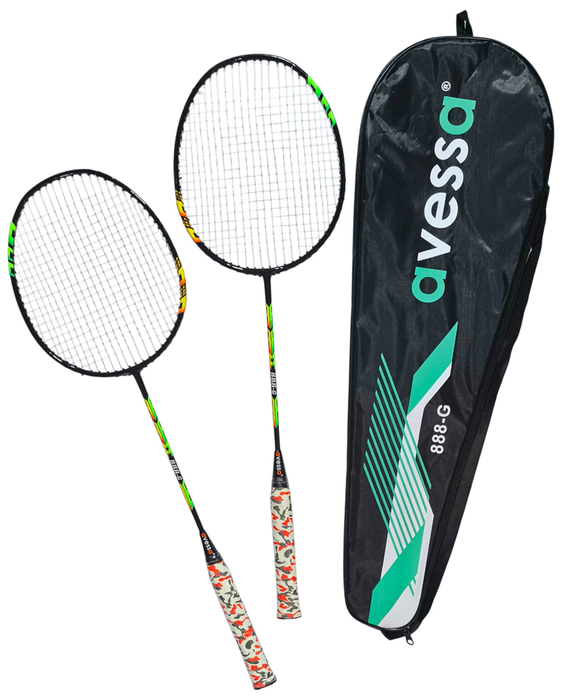 AVESSA 888-G TEK PARÇA BADMİNGTON RAKET SET ÇİFT