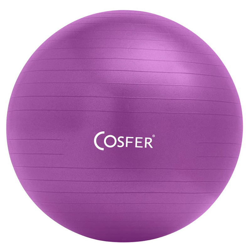 AVESSA COSFER & PLT-20 CM KUTULU PİLATES TOPU MOR
