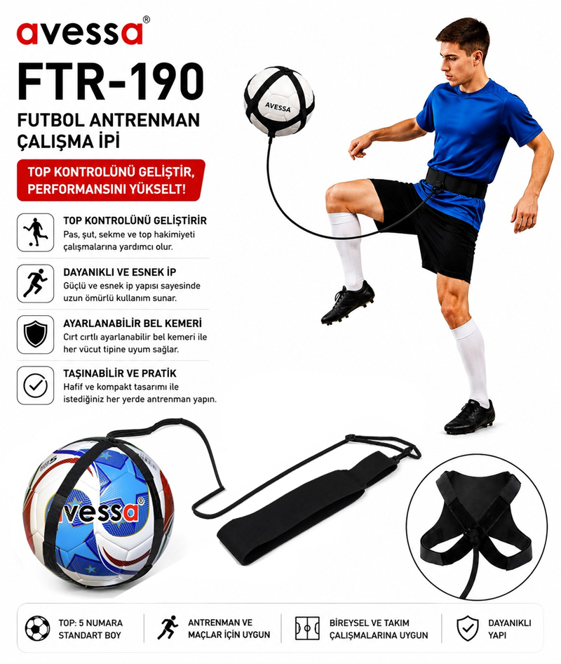 AVESSA FTR-190 FUTBOL ANTREMAN ÇALIŞMA İPİ