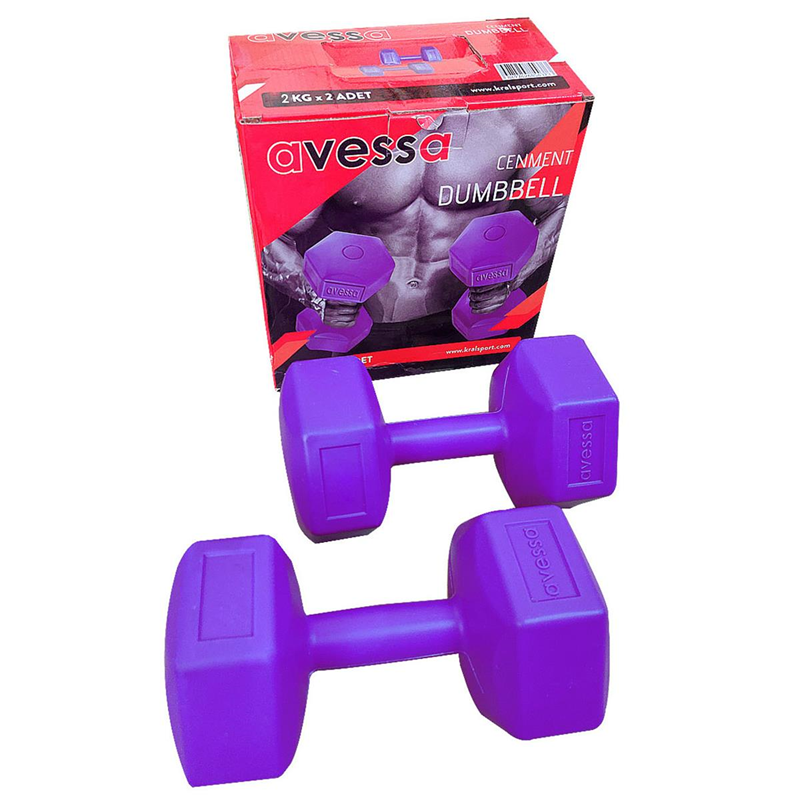 AVESSA 3 KG PLASTİK KÖŞELİ DAMBIL DB-4141 (4)