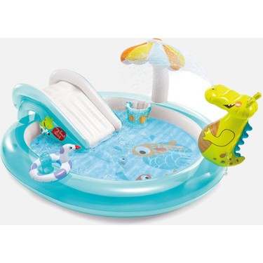 İNTEX 57165 GATOR OYUN HAVUZU 201x170x84 cm