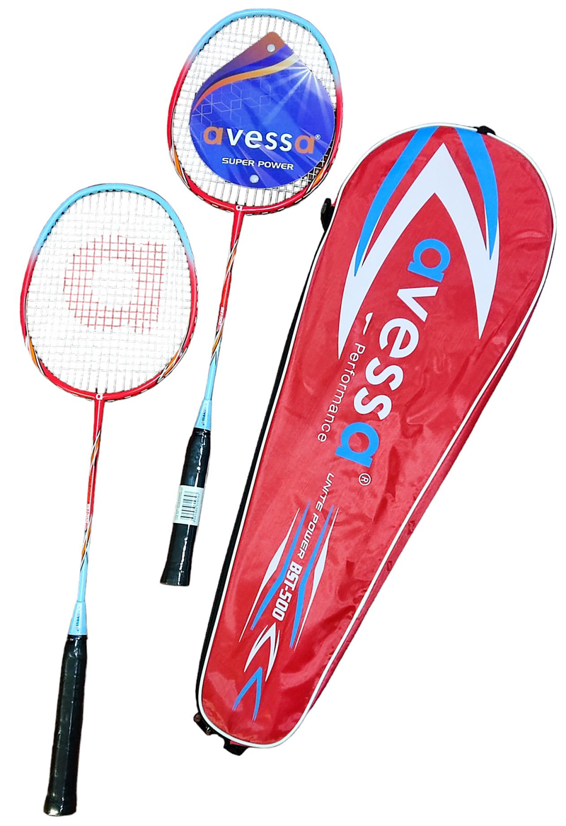 AVESSA BST-500 ROSERED BADMİNGTON RAKET SET PROFESYONEL