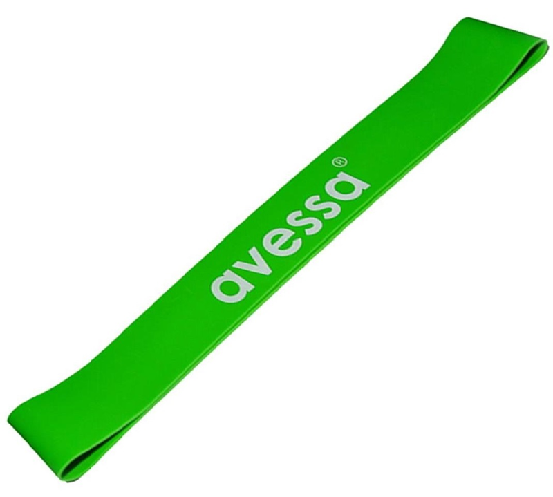 AVESSA LAB-20 LATEKS  EGZERSİZ BANDI 3 CM YEŞİL RENK ORTA (625)