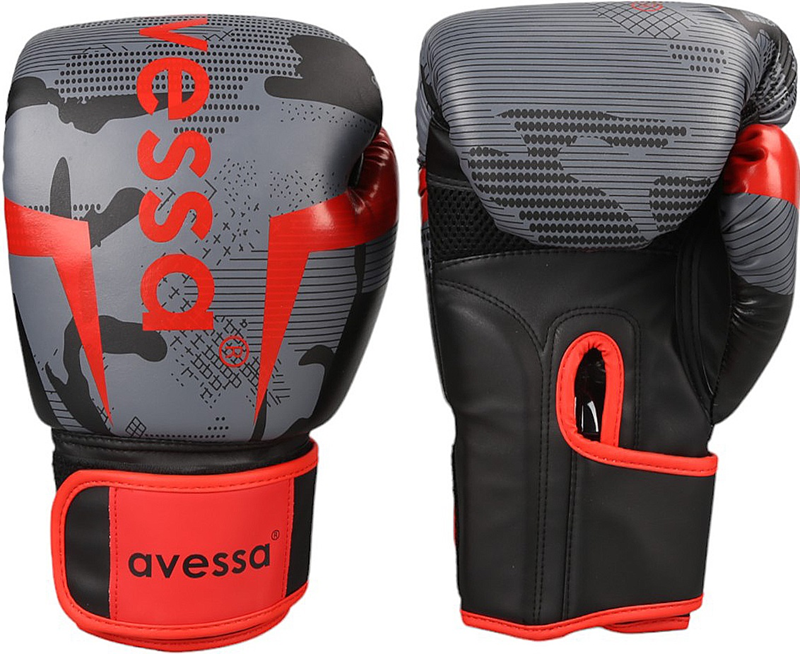 AVESSA RİNG-312-BLACK BOKS ELDİVENİ 12 OZ SİYAH