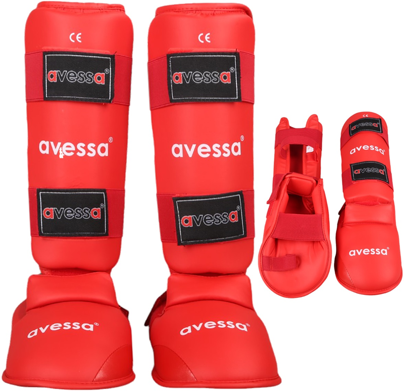 AVESSA KRKOR-100 RED-L KARATE KAVAL KORUYUCU L BEDEN KIRMIZI