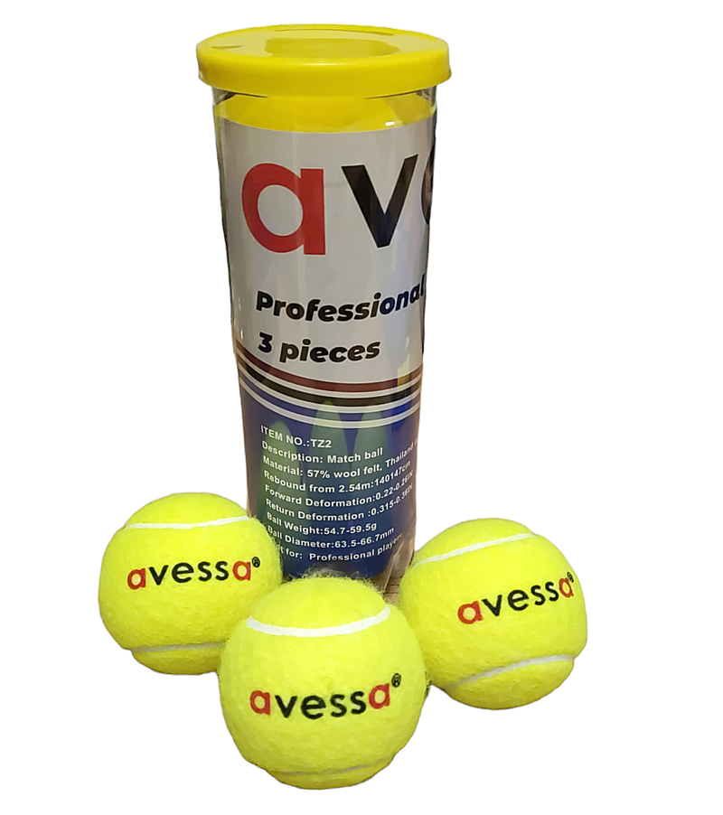AVESSA TT-800 YELLOW MAÇ TENİS TOPU 3'LÜ TÜPTE